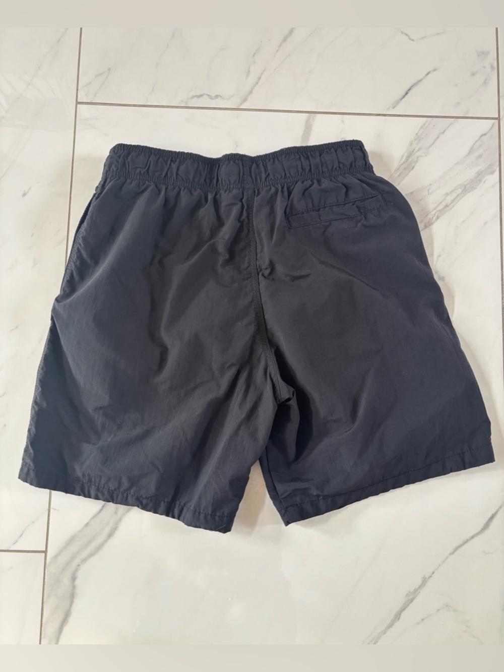 H&M Black Men's Swim Shorts M with Mesh Lining,Drawstring and Pockets Like New! - Picture 3 of 9